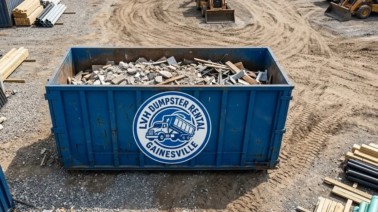 10 Yard Dumpster roll-off container in Gainesville, GA 10 Yard Dumpster roll-off container in Gainesville, GA