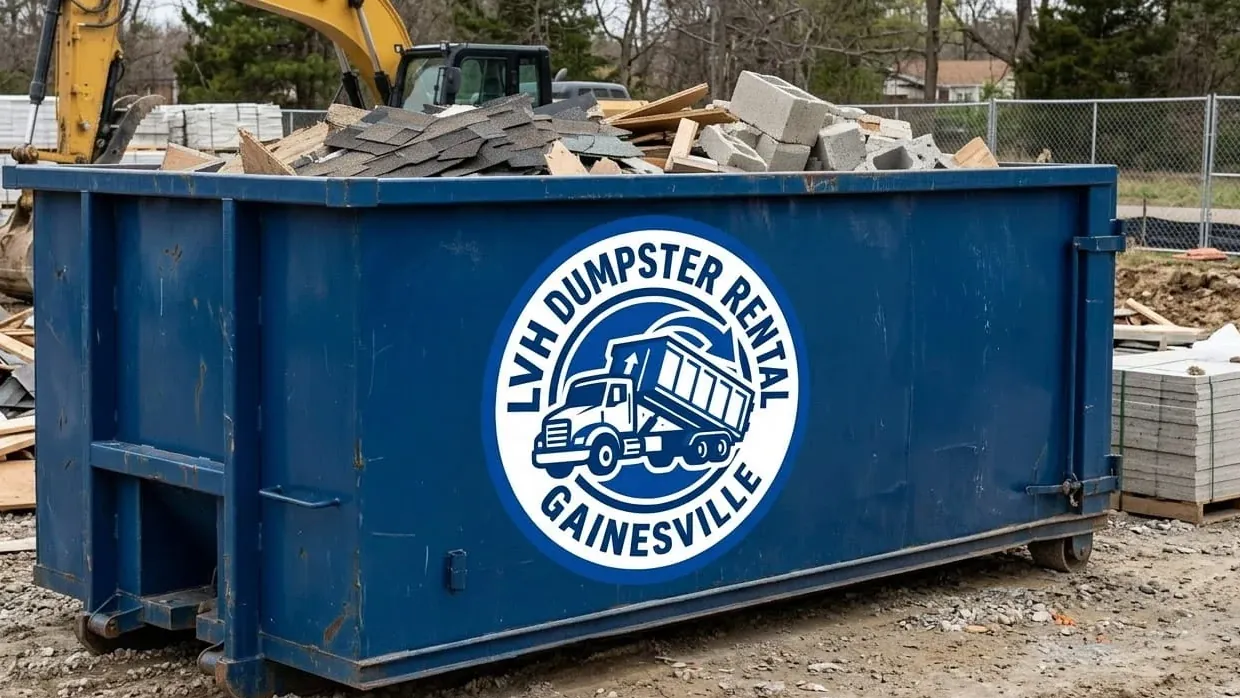 15 Yard Dumpster roll-off container in Gainesville, GA 15 Yard Dumpster roll-off container in Gainesville, GA