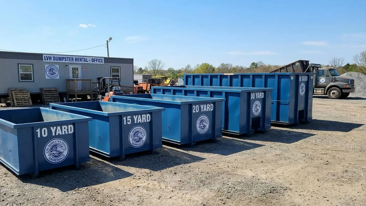 40 Yard Dumpster roll-off container in Gainesville, GA 40 Yard Dumpster roll-off container in Gainesville, GA