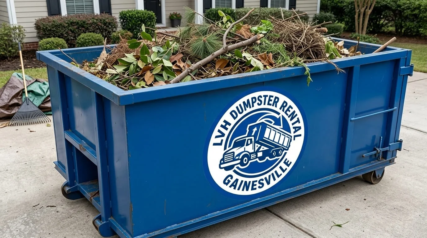 Yard Waste Dumpster Rental Gainesville-img
